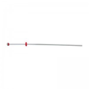 施達 1.4m 鋁桿帶旋轉手柄 紅色 不帶桿頭 坑紋